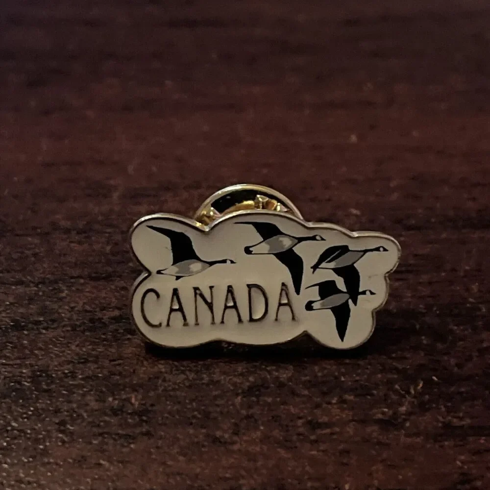 Canada Flock Of Geese Lapel Hat Pin‎